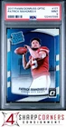 2017 PANINI DONRUSS OPTIC #177 PATRICK MAHOMES II RC RATED ROOKIE PSA 9
