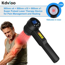 25W Super Pulsed Laser Therapy 905nm 808nm 660nm for Acute Chronic Pain Relief