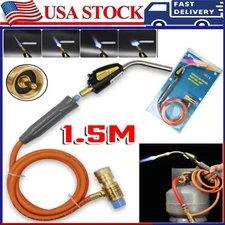 MAPP MAP-pro Propane Self Ignition Gas Plumbing Welding Torch With 5' Hose NEW
