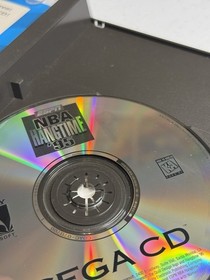 ESPN NBA Hangtime '95 (Sega CD, 1994) CIB, Reg. Card, Tested