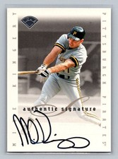 1996 Leaf Signature Series Signatures Update Mike Kingery Auto Pirates Baseball