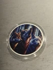 3 Wolves #5 Of #15. Scarce Collector Coin 1 Troy Oz .999 Fine Silver Round