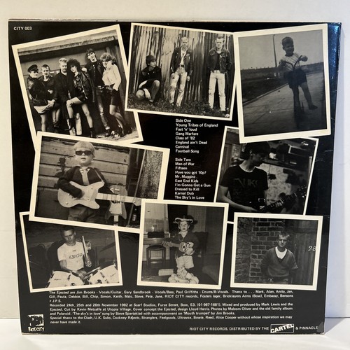 The Ejected - A Touch of Class LP Vinyl Record 1982 Punk Oi Riot City Records - Picture 4 of 9