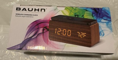Bauhn Wireless Charging Clock W Temperature