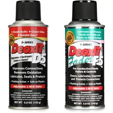 CAIG Laboratories DeoxIT D5 Contact Cleaner 5 Solution and F5 Fader Lubricant