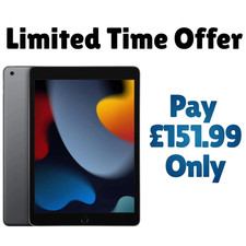 Apple iPad 9th Generation - 64GB - 10.2 Inches - WiFi - Grey - Pristine A++