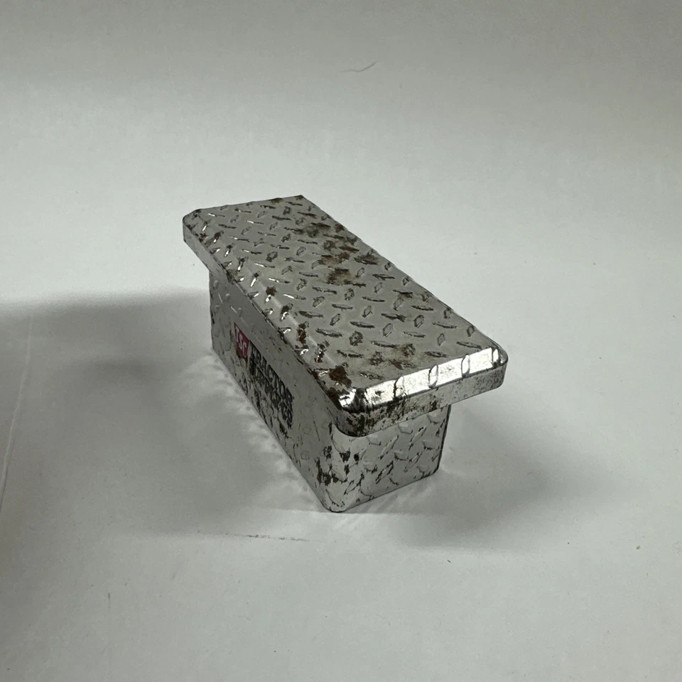 Miniature Tractor Supply Tin Toolbox Card Holder fits Vintage Tonka Truck - Image 2 of 4