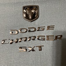 2006-2020 Dodge Charger Sxt Rear Emblem Logo Badge Symbol Used Set Oem 2016