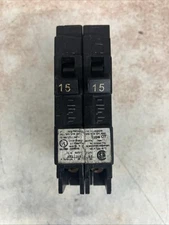Siemens ITE Gould Q1515 Tandem Circuit Breaker 15/15 Amp 