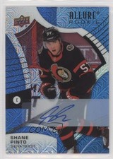2021-22 Upper Deck Allure Rookies Blue Line 22/35 Shane Pinto #138 Auto 0sk2