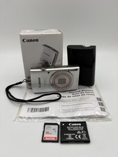 Canon PowerShot ELPH 180 20.0MP Digital Camera Silver w/8x Zoom Bundle Tested