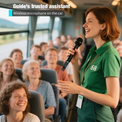 and Play UHF kabelloses Mikrofonsystem für Auftritte und Präsentationen