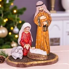 Wooden Hand carved Nativity Set, handmade Christmas home decoration Gift