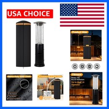Full-Length Outdoor Patio Heater Cover Fits Spiral Flame LPG Patio Heaters He...