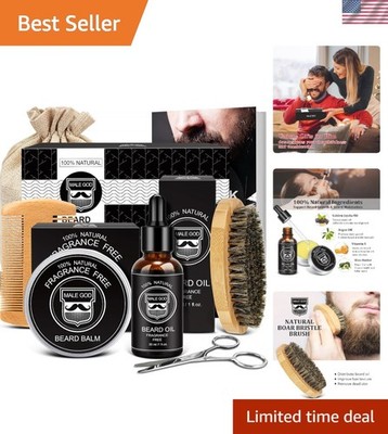 Beard Grooming Essentials Kit - Perfect for Birthdays & Anniversaries
