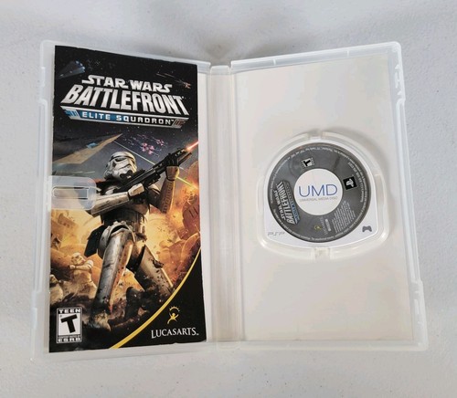 Star Wars: Battlefront - Elite Squadron (Sony PSP, 2009) Complete CIB Tested - Picture 4 of 6