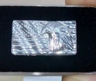 American Eagle Flag Bar .999 Silver Hand Pour 8 Grams Solid High Relief With COA