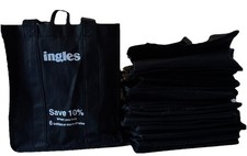 Lot of 9 Grocery Store Wine Tote Bags with Ha...