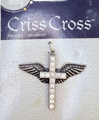 Bead Landing Silver Tone Rhinestone Heart Pendant