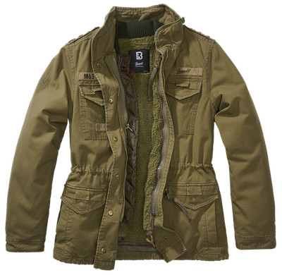 BRANDIT Damen Parka M65 Giant Jacket US FArmy Feldjacke Winterjacke Futter