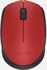 Logitech M171 Wireless Mouse 2.5GHz with USB Mini Receiver - Red