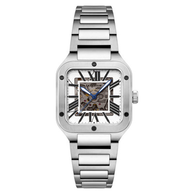 Thomas Earnshaw Lennox 36.5mm Stainless Steel Automatic Watch - Alabaster White