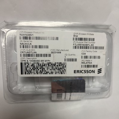 NEW Ericsson FTLX8574D3BTL-E8 CPRI 10GBASE-SR SFP+ MMF