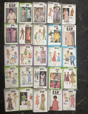 Simplicity Sewing Patterns Lot of 25 Uncut Vintage Original