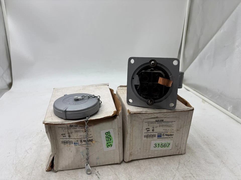 Appleton ADR1034 Powertite Receptacle 100 Amp 3W 4P 1 Per Order - Image 2 of 4