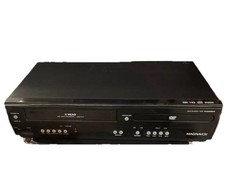 Magnavox DV220MW9 4 Head VCR DVD Combo Tested DVD WORKS, VHS EATS TAPES 