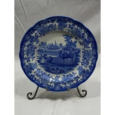 Spode Blue Room Collection The Camel Enclosure Plate Vintage