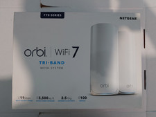 NETGEAR Orbi 770 BE11000 WiFi 7 Tri-Band Gigabit Wireless Router RBE772-100NAS