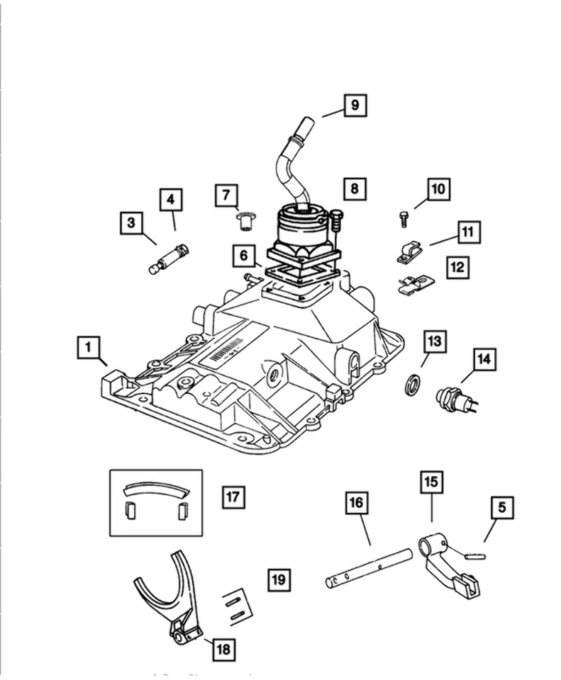 New Genuine Mopar Switch Back Up Lamp 2001-2005 OE 56007270 - Imagem 4 de 4