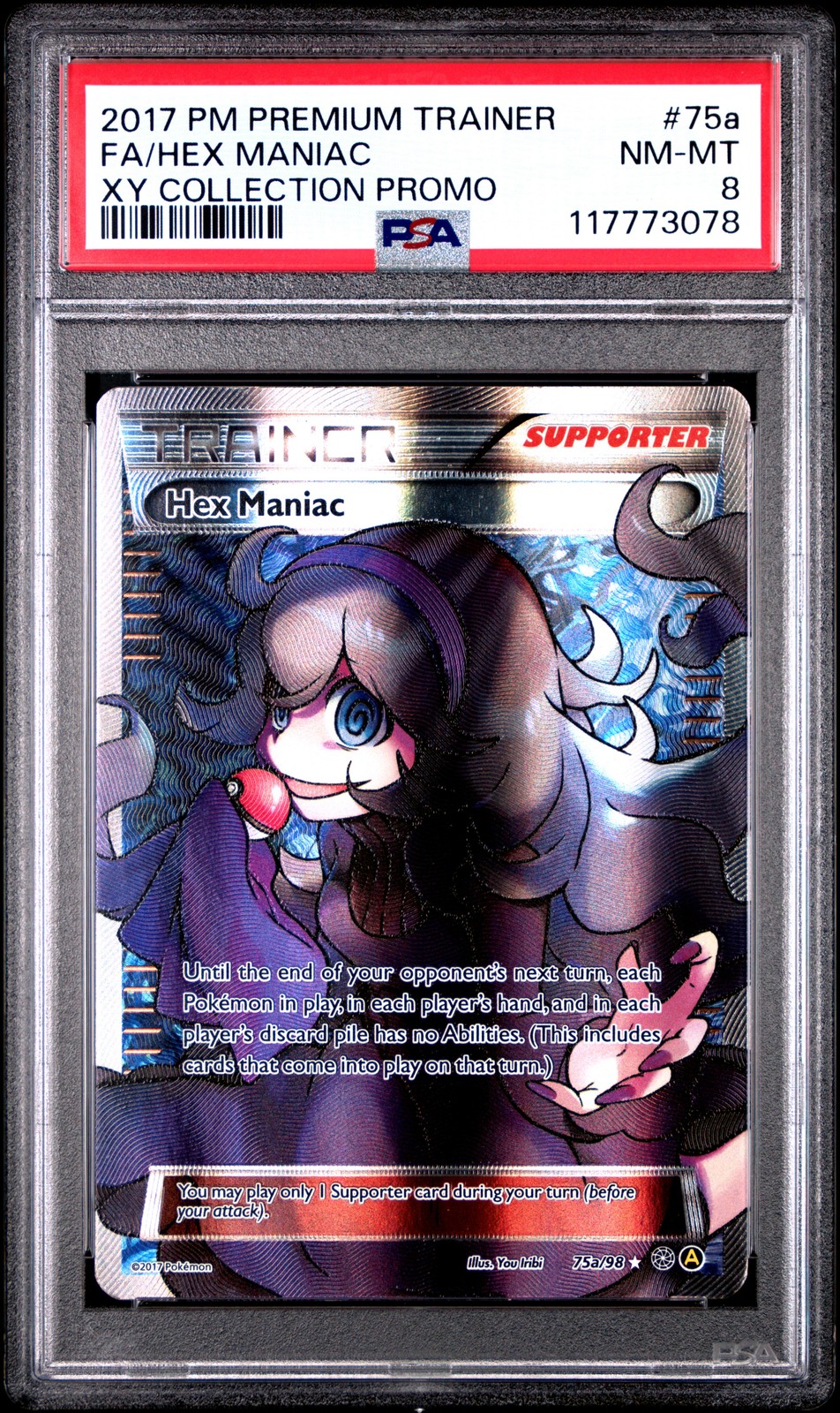 2017 Pokemon XY Ancient Origins 75a Hex Maniac PSA 8 117773078
