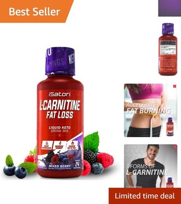 L-Carnitine 1500 Liquid, Low-Calorie Energy Enhancer - Perfect for Keto Dieters