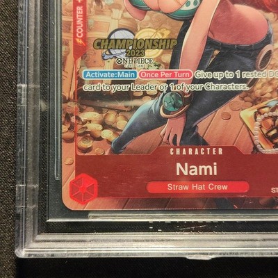 【英語版】ナミ　チャンピオンシップ　プロモ　BGS10 Black one piece card [English Version] Nami Championship Promo BGS10