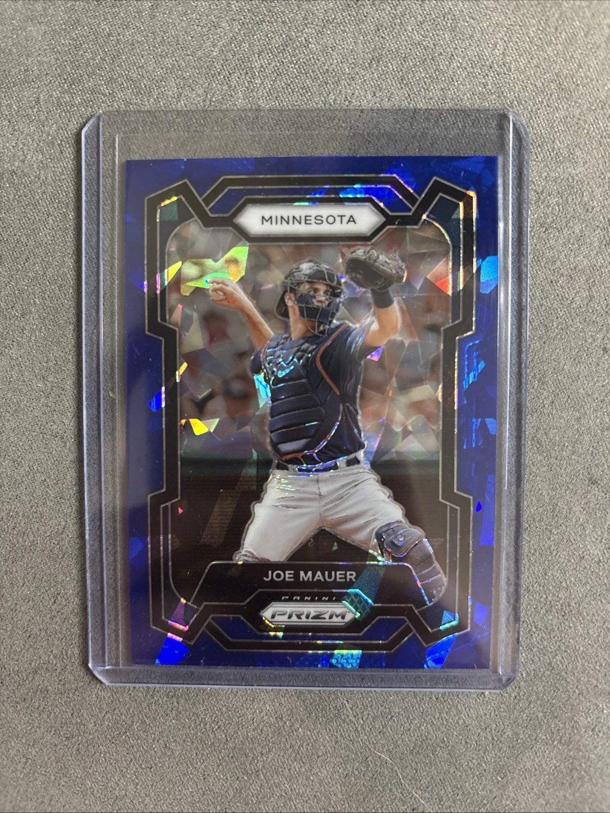 2024 Panini Prizm - Joe Mauer #7 Blue Ice Prizm