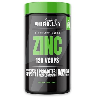 Hiro.Lab Zinc Zink Picolinate 50mg 120 Vcaps Veg. Kapseln