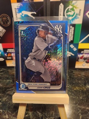 2024 Bowman Chrome Jon Cruz 1st Bowman Blue 35/150