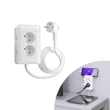 Presto Plug  - Verteilersteckdose zum Kleben - Steckerleiste - Steckdosenleiste