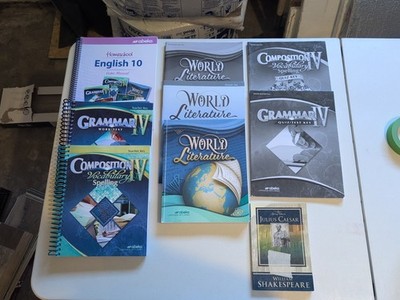 A Beka English 10 2024 9-Book Set