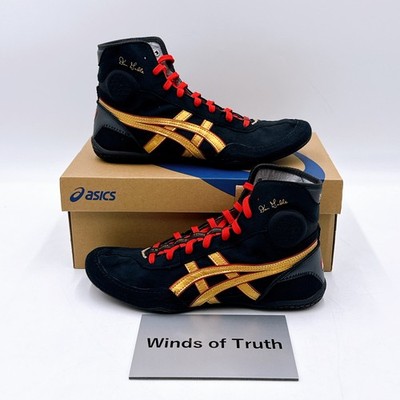 ASICS Wrestling Shoes DAN GABLE EVO 3 1081A052 002 US 6-12.5 Black