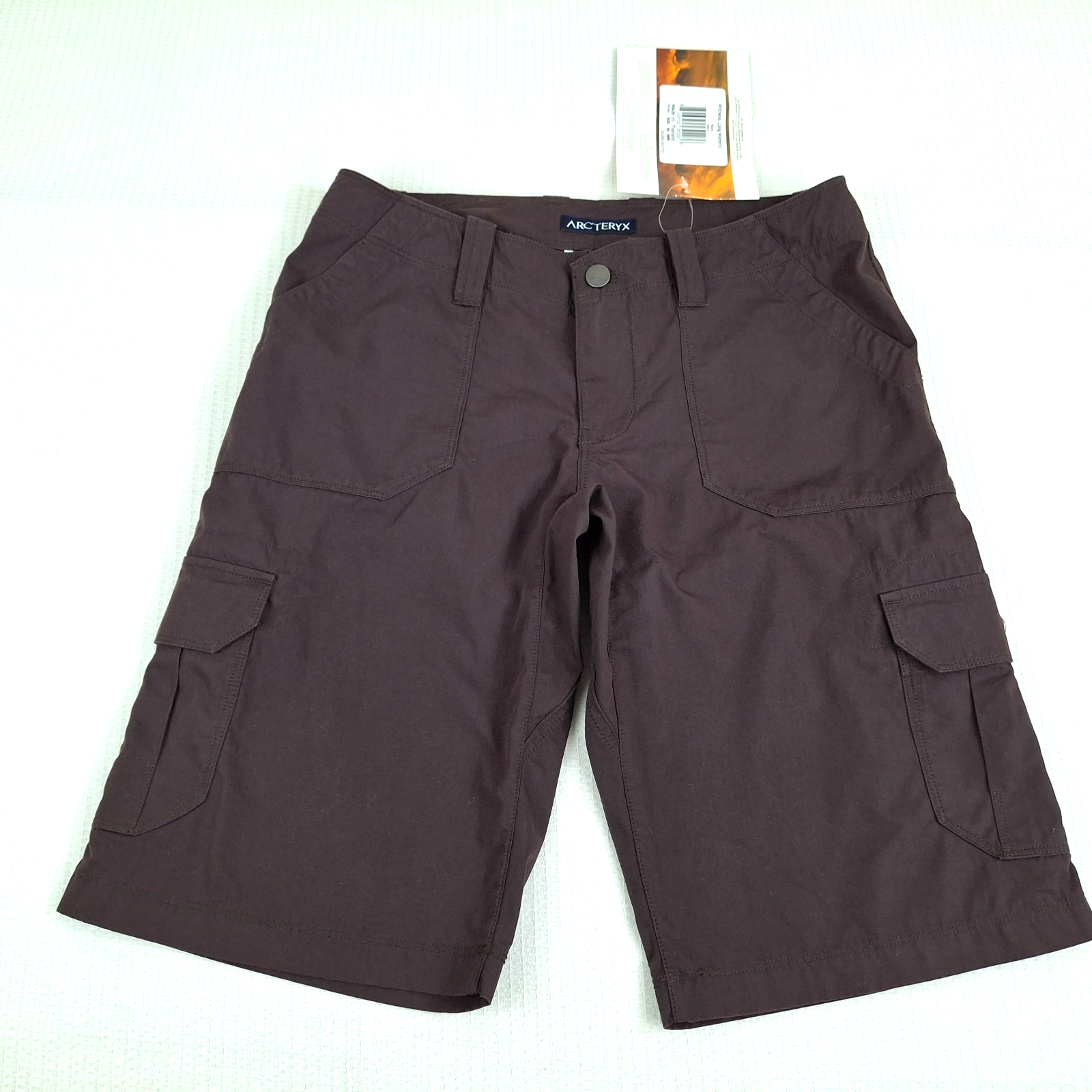 Bermuda cargo Arc'teryx Witness donna lunghi taglia 4 outdoor misto nylon