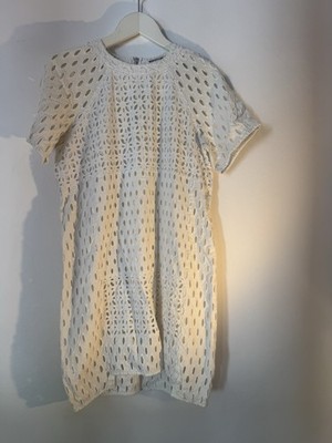 WHISTLES KLEID Lochstickerei Baumwolle 38