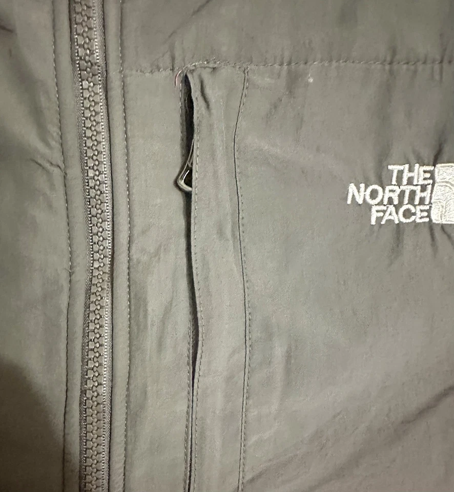 Chaqueta polar The North Face XXL Denali para mujer rosa y gris - cremallera completa Foto 4 de 4