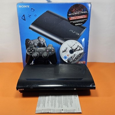 Sony Playstation 3 Super Slim 12GB CECH-4004A Complete Console + Box and Game