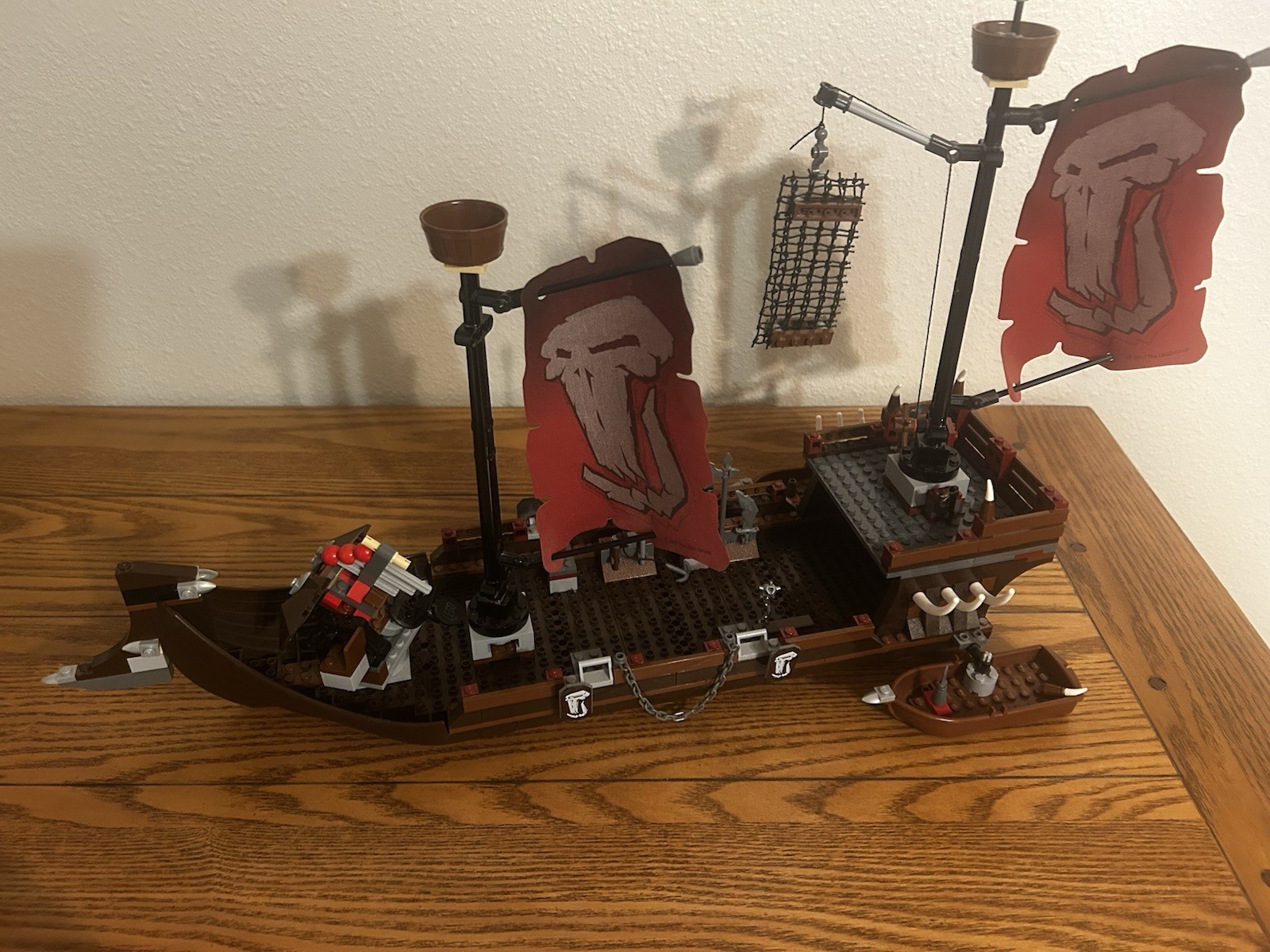 Lego 2008 Castle Fantasy Troll Warship 7048 *No Minifigures* See Photos