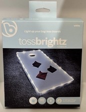 BRIGHTZ 2 LED Light Strings for 2 Cornhole Boards Weather Resist White A5458