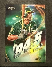 2019 Topps Fire - Maximum Velocity Matt Olson #MV-9