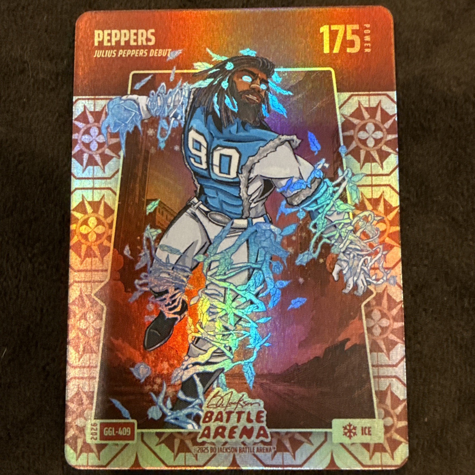 ? 2026 Bo Jackson Battle Arena Julios Peppers GGL-409 ICE SSP ?